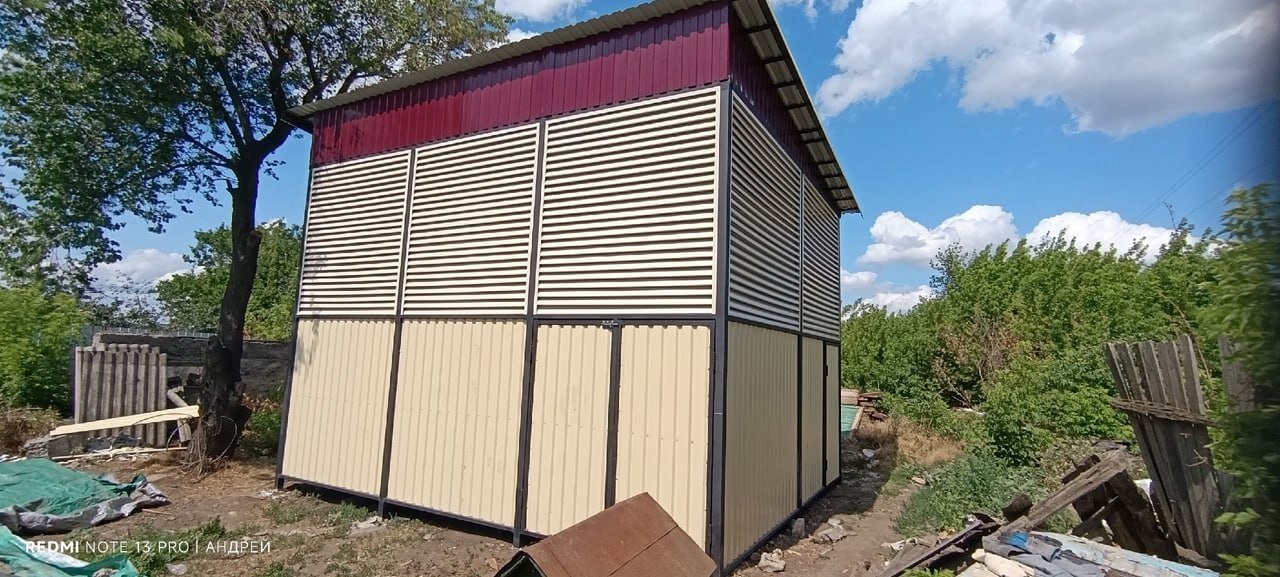Сенник из ламелей еврожалюзи RAL1015 Слоновая Кость фото 2 в Атырау