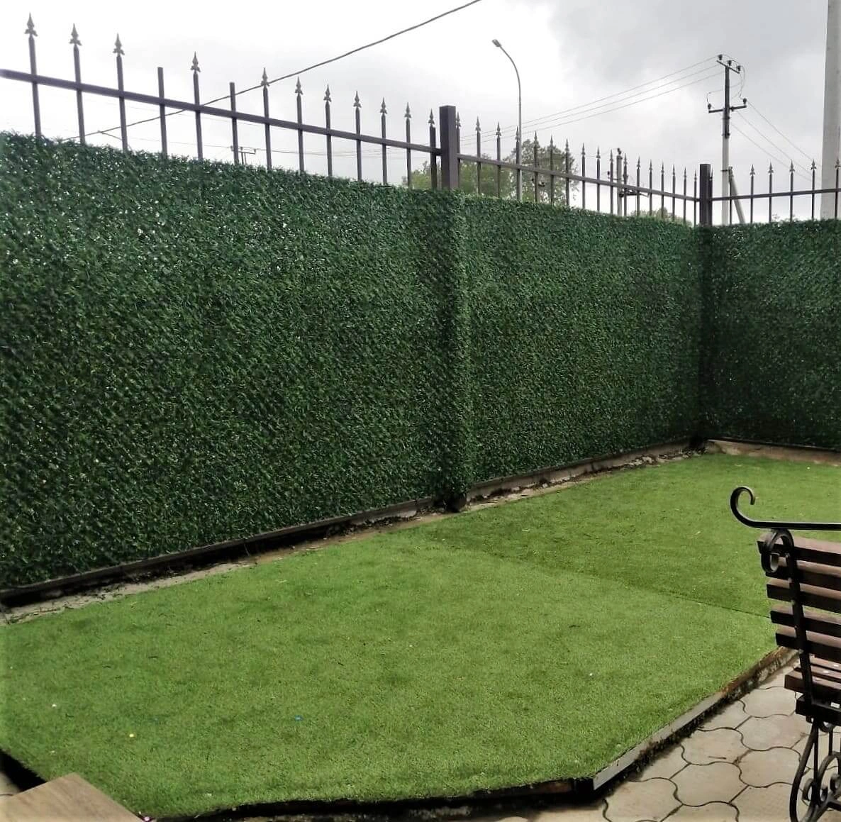 Вечнозеленый забор Grass Fence 33м фото 4 в Атырау